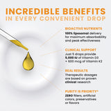 Pure Therapro Rx etiqueta con ingredientes principales y pureza