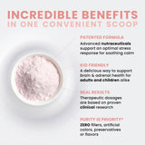 Pure Therapro Rx etiqueta con lista de ingredientes y certificados visibles