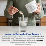 Pure Therapro Rx etiqueta nutricional y lista de ingredientes limpia