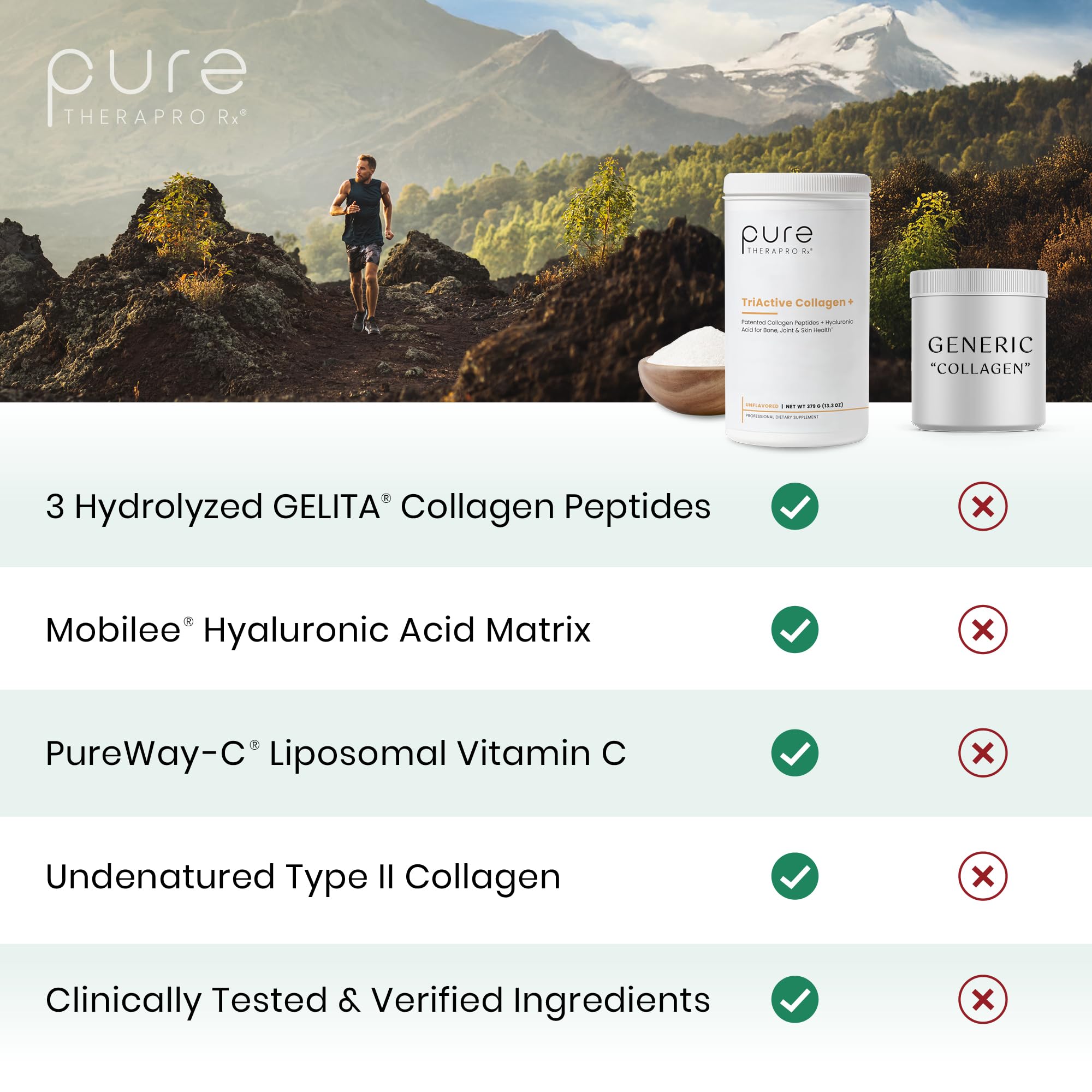 Pure Therapro Rx cucharilla medidora con polvo para dosificación precisa