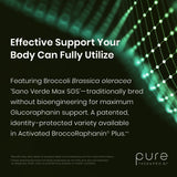 Pure Therapro Rx tamaño en mano para mostrar escala y facilidad