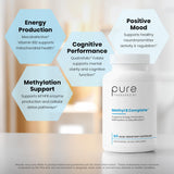 Pure Therapro Rx cápsula en escala junto a moneda para comparar tamaño práctico