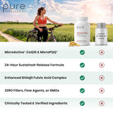 Pure Therapro Rx textura del polvo microactivado enfatizando absorción mejorada
