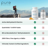 Pure Therapro Rx textura del polvo dentro de la cápsula, evidencia de ingredientes puros