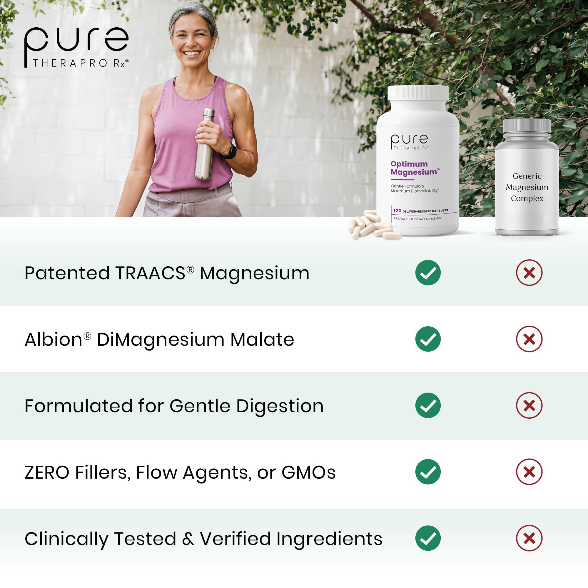 Pure Therapro Rx textura del contenido ilustrando pureza y ausencia de aditivos