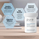 Pure Therapro Rx envase sobre mesa indicando uso diario fácil y conveniente