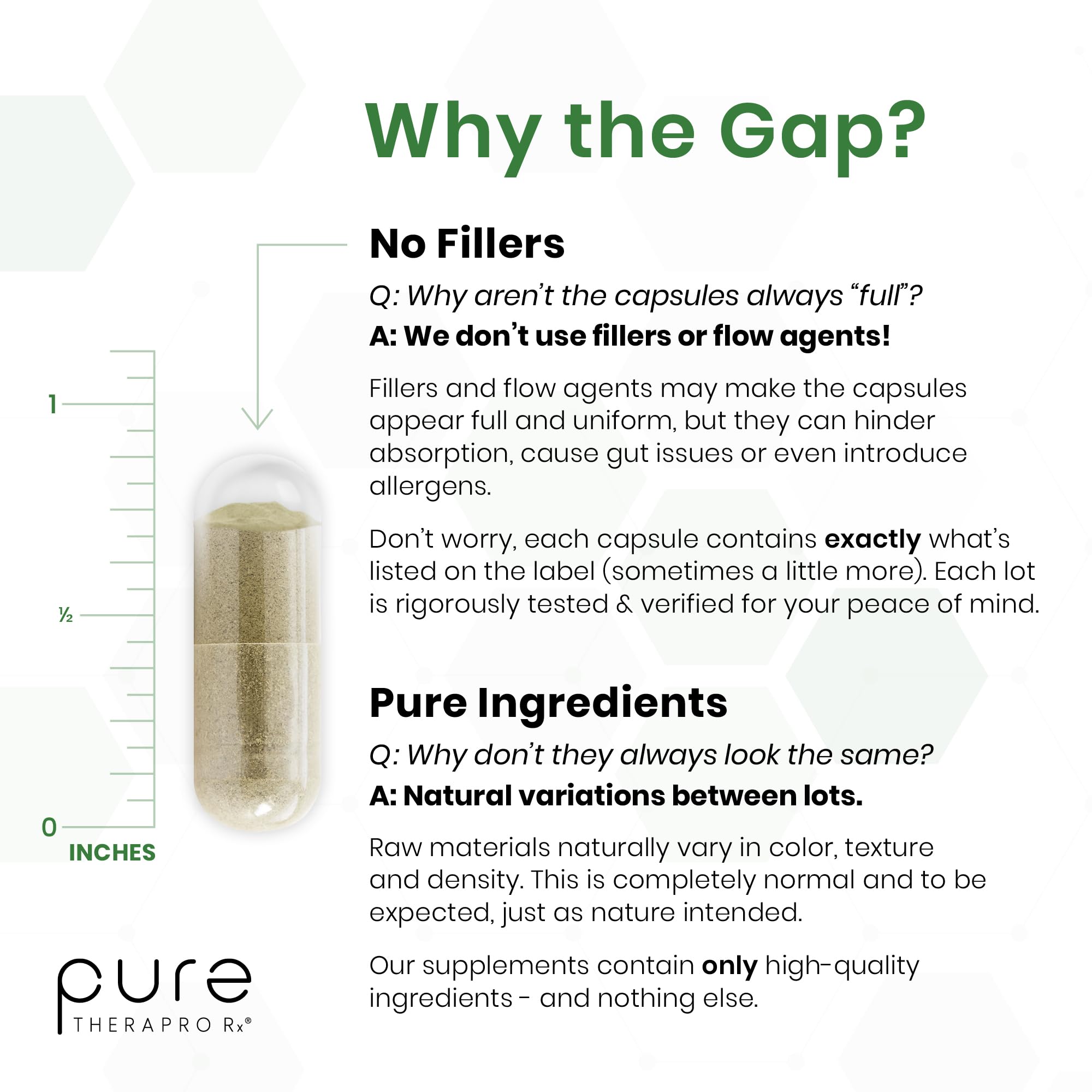 Pure Therapro Rx uso en estilo de vida saludable para soporte celular