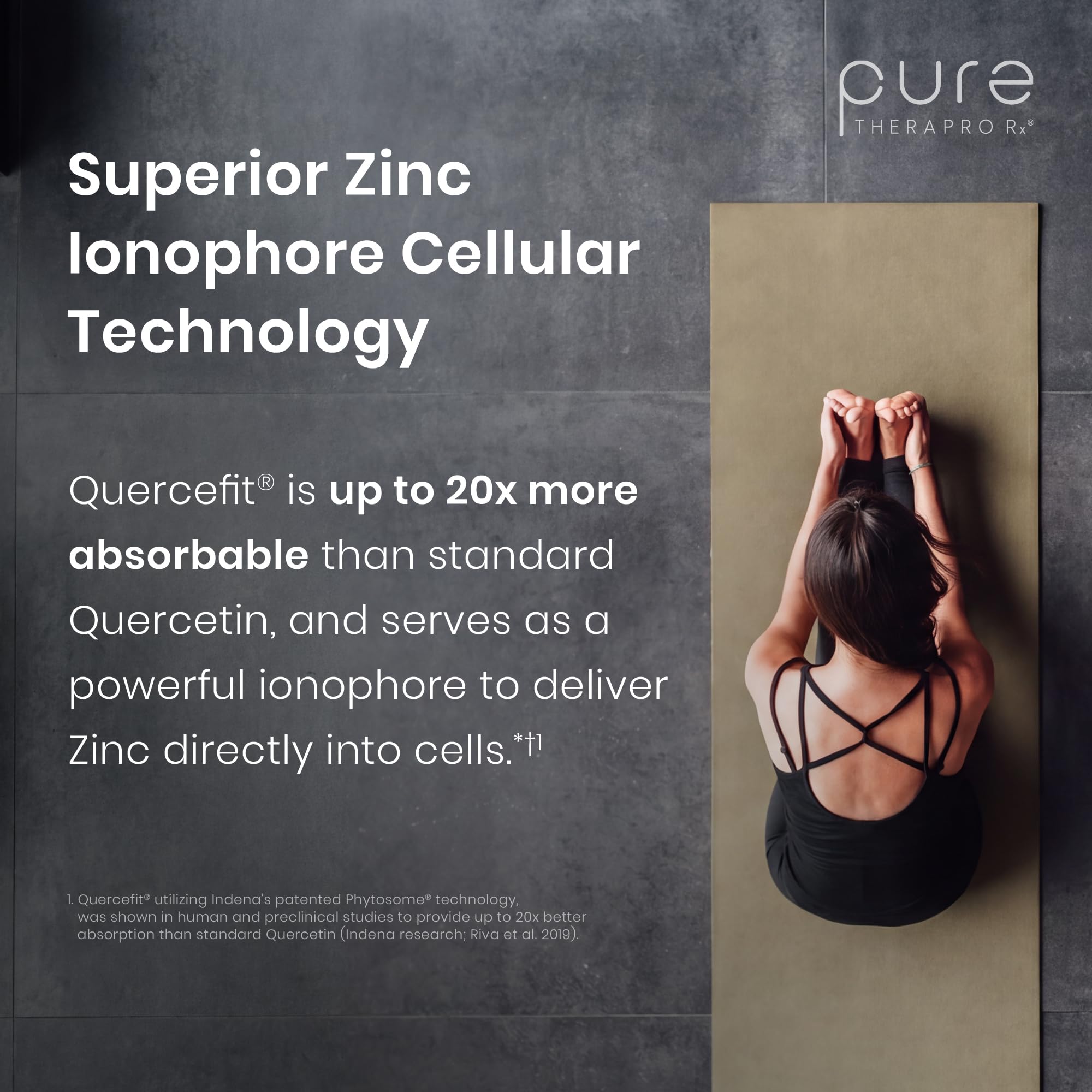 Pure Therapro Rx tabla nutricional que informa dosis y composición