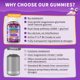 PureBalm gomitas sabor mixed berry presentadas sobre fondo blanco apetecible