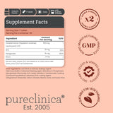 pureclinica comprimido en mano mostrando tamaño práctico y portabilidad
