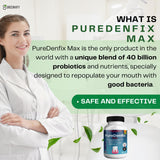 PureDenfix Max gráfico de tecnología MAKTREK mostrando mayor supervivencia