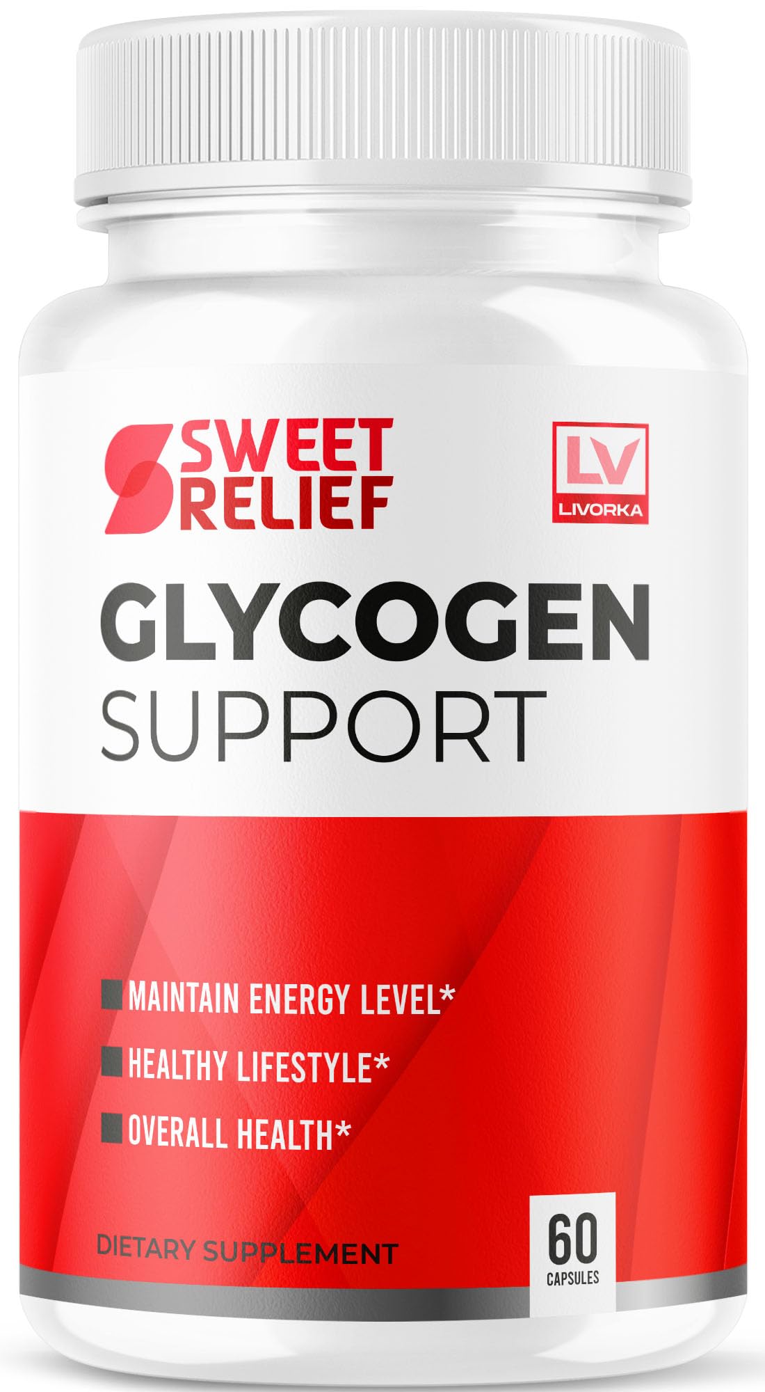 PureFight4U botella frontal mostrando Sweet Relief Capsules y diseño claro