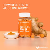 PUREFINITY etiqueta nutricional legible que demuestra transparencia en ingredientes