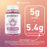 PUREFINITY textura de gomita cercana, muestra consistencia masticable