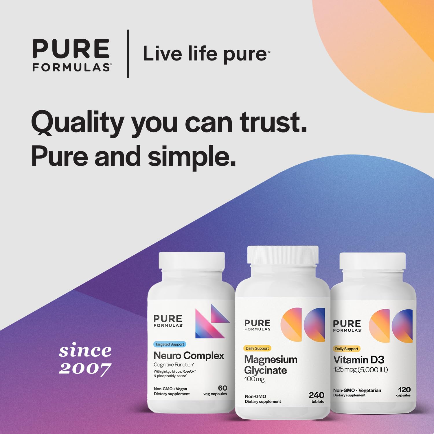 PureFormulas escena de estilo de vida con descanso y ejercicio, apoyo diario