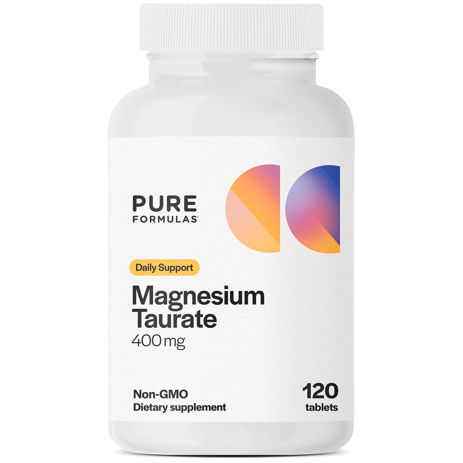 PureFormulas frente del envase mostrando 120 tabletas y beneficios principales