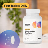 PureFormulas etiqueta con ingredientes y dosis clara para toma informada