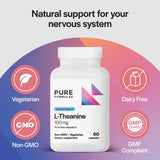 PureFormulas bote abierto con cápsulas para suministro de 60 días