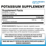 Puregen Labs cápsulas detalle, textura y tamaño fáciles de tragar