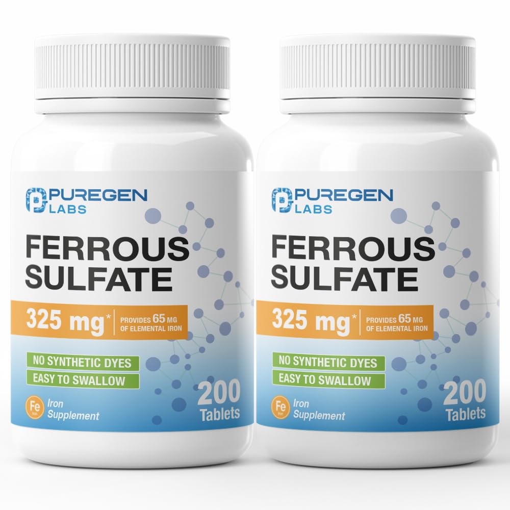 Puregen Labs envase frontal de 400 tabletas mostrando la marca y cantidad, opción concentrada