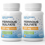 Puregen Labs envase frontal de 400 tabletas mostrando la marca y cantidad, opción concentrada