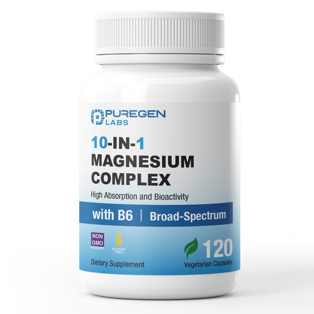 P Puregen Labs frente del empaque mostrando la marca y beneficios