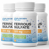 Puregen Labs envase frontal mostrando 600 tabletas y marca, conveniencia de suministro