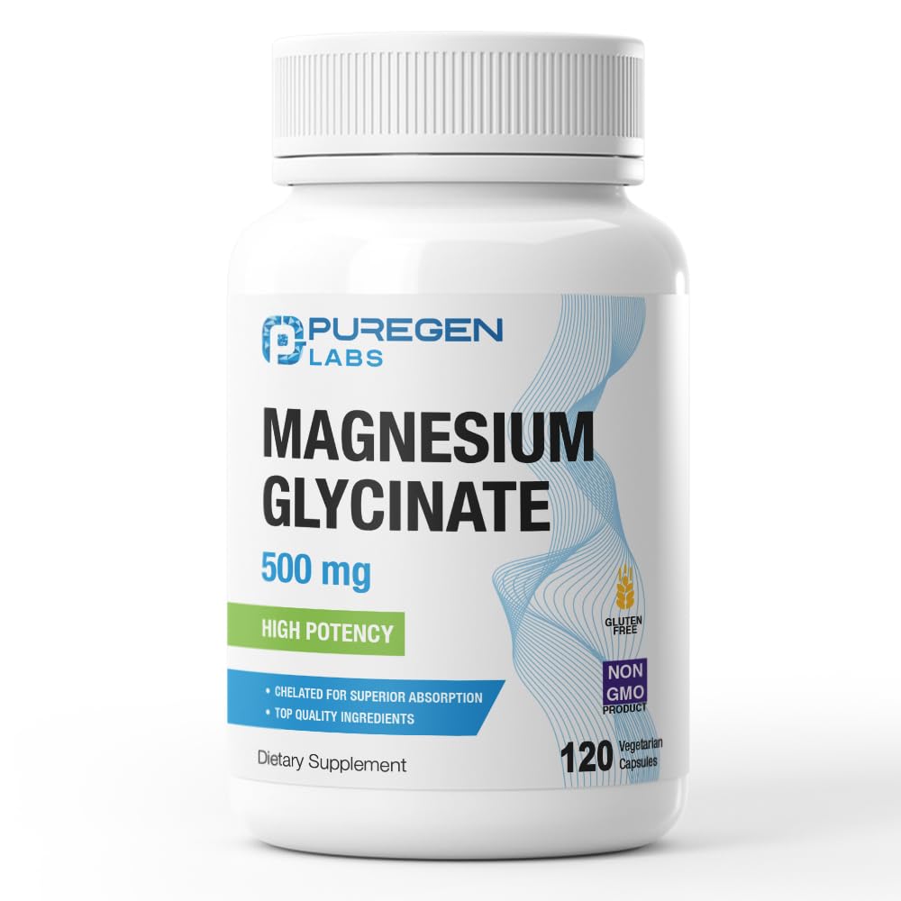 P Puregen Labs frente del envase mostrando la marca y beneficio de alta absorción