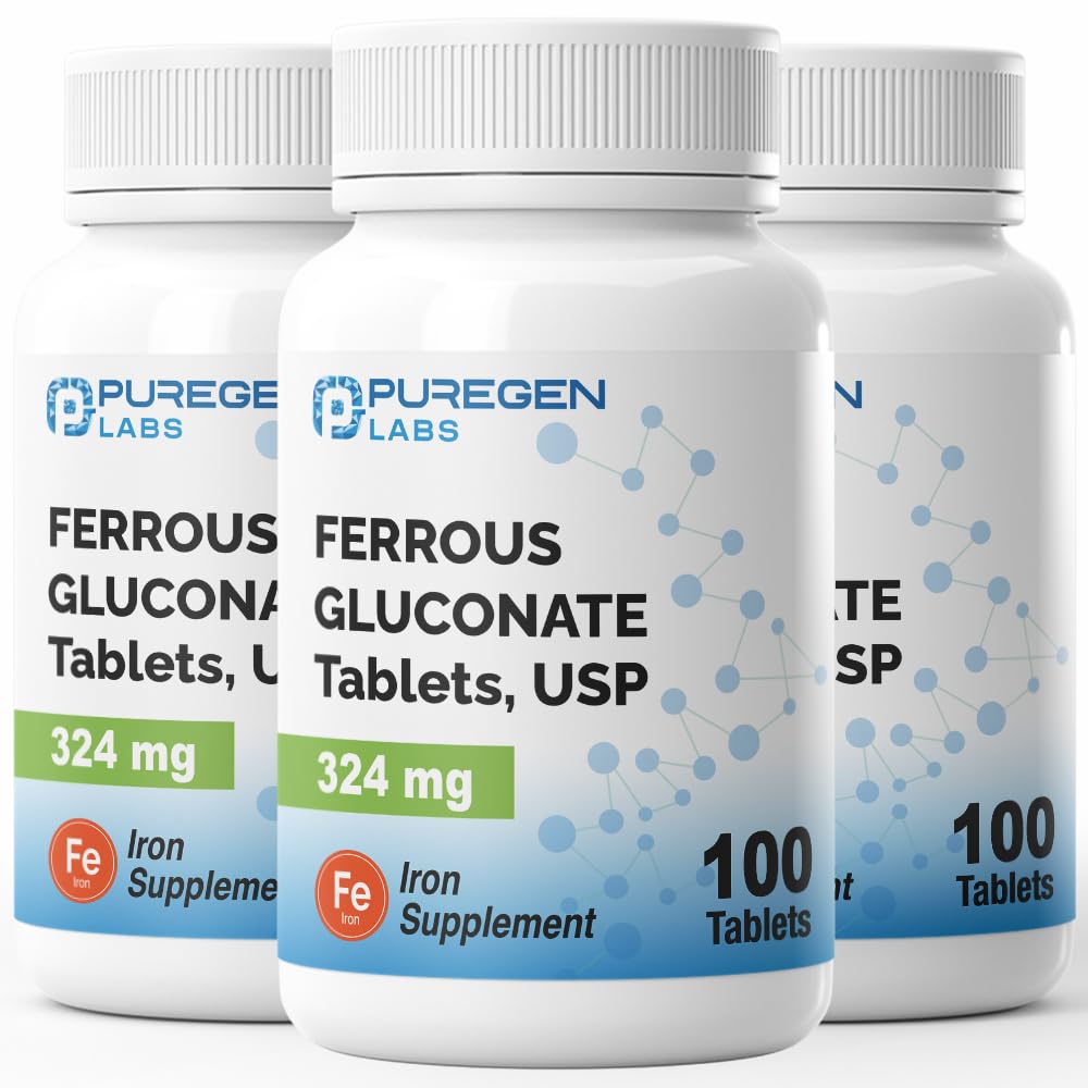 Puregen Labs frontal del envase, aporta hierro concentrado y confianza