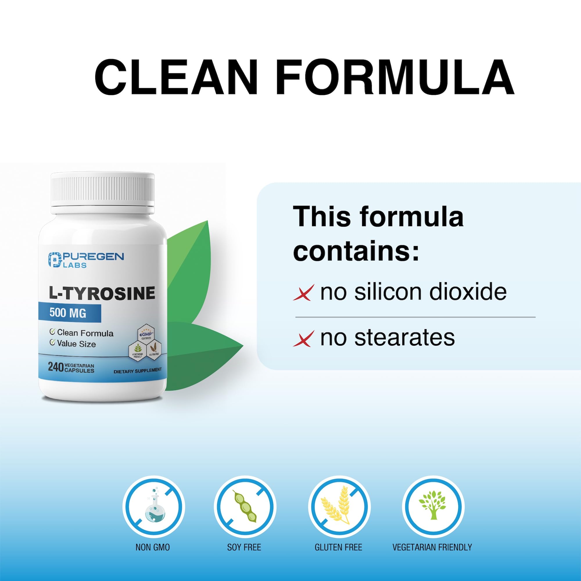 Puregen Labs etiqueta nutricional e ingredientes, transparencia y calidad