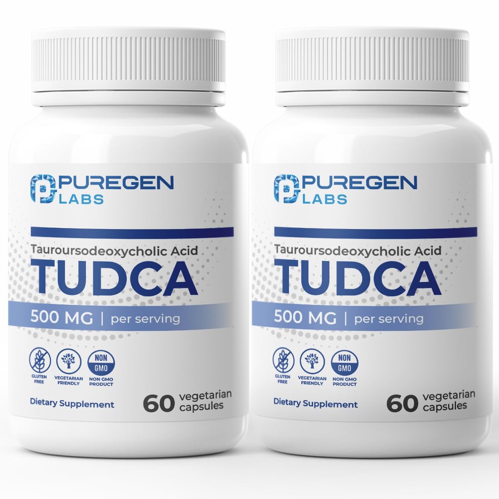 P Puregen Labs frasco frontal mostrando etiqueta clara y beneficio de pureza