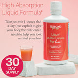 Toma matutina con PureGood en vaso, marca PureGood facilita consumo rápido