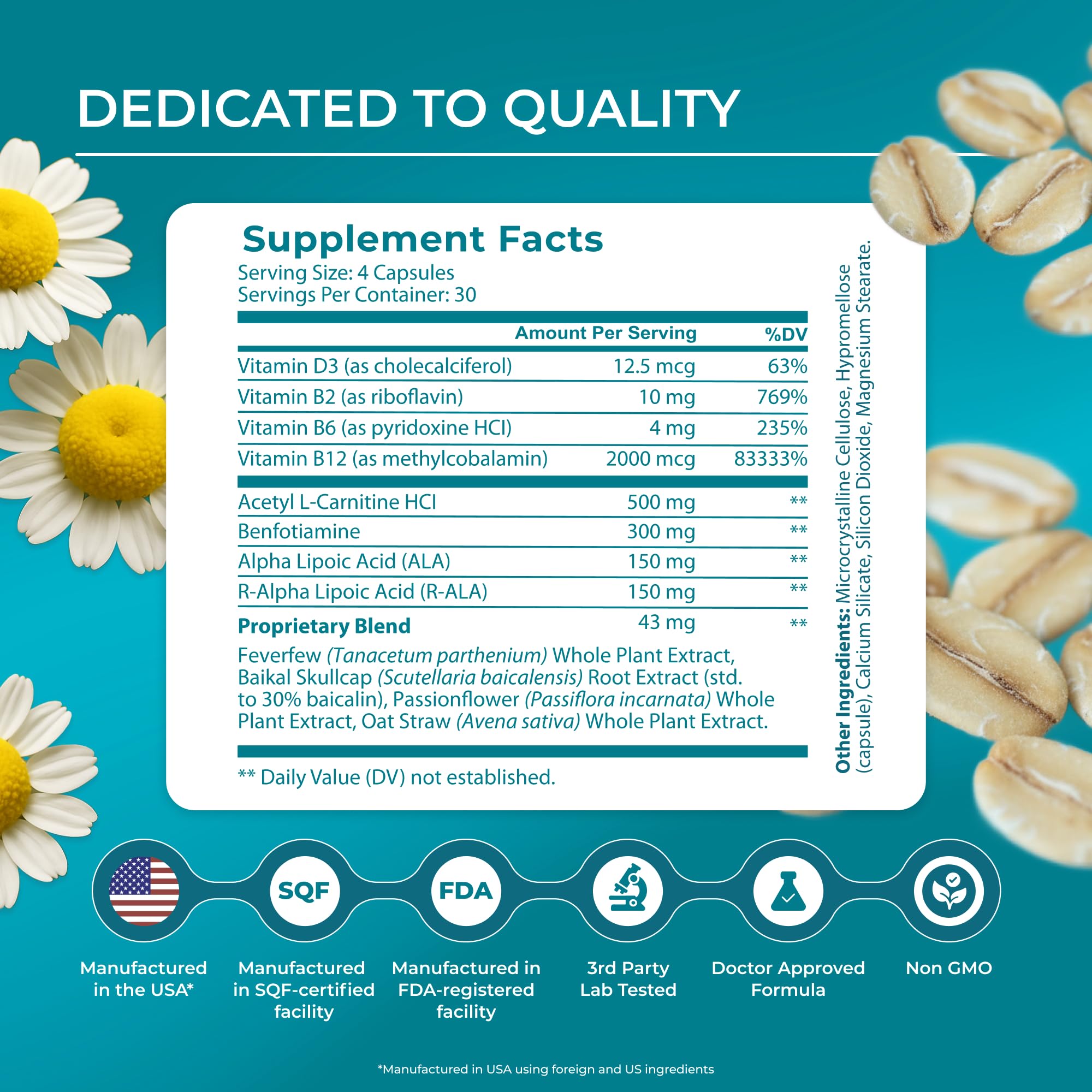 PUREHEALTH RESEARCH cápsulas detalle que destaca composición y fácil ingestión