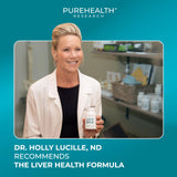 PUREHEALTH RESEARCH suplemento en uso sobre mesa para rutina diaria