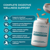 PUREHEALTH RESEARCH composición de ingredientes activos para apoyo digestivo