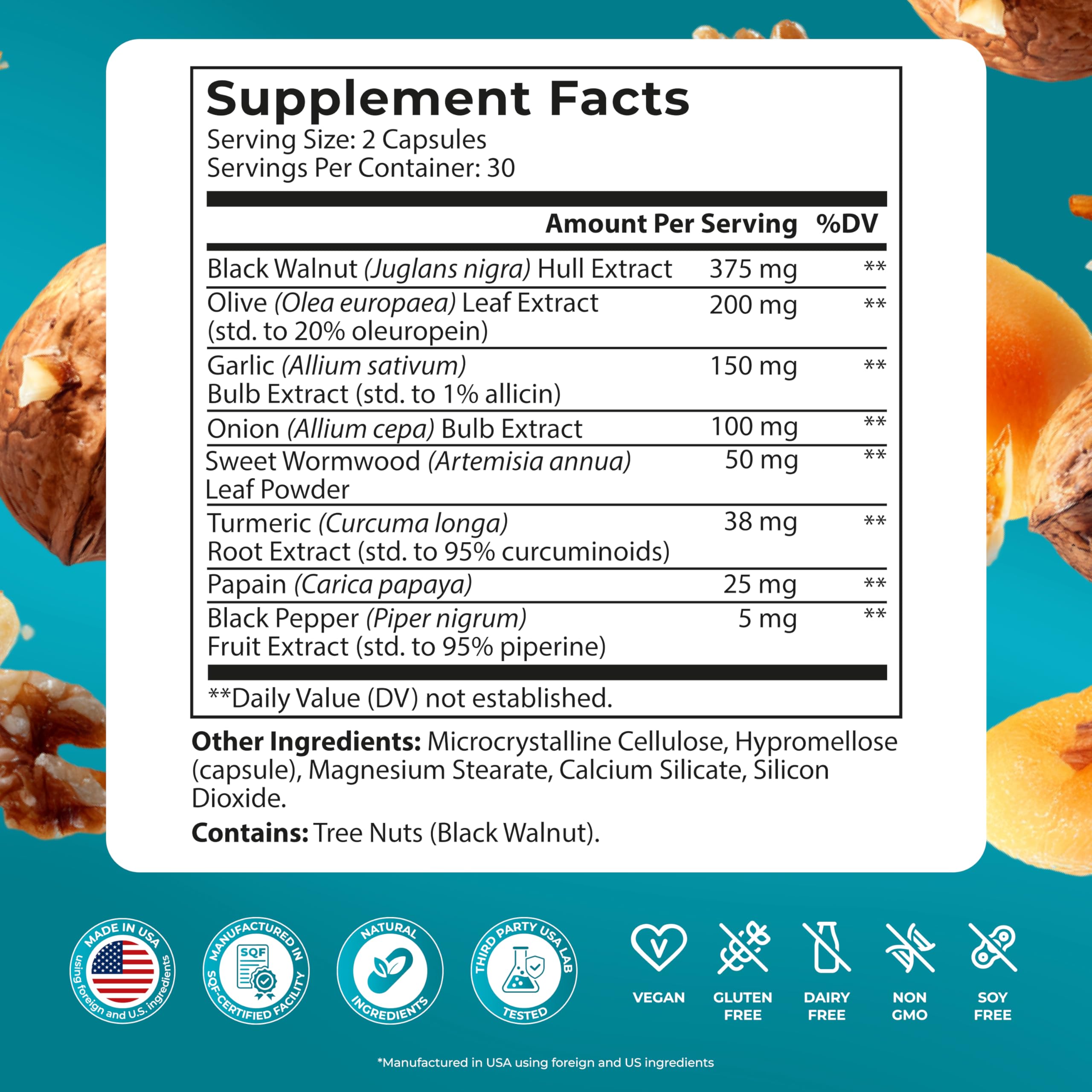 PUREHEALTH RESEARCH detalle de la etiqueta con lista de ingredientes clave