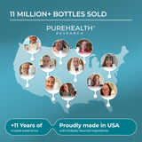 PUREHEALTH RESEARCH comparación de tamaño de cápsula para referencia práctica