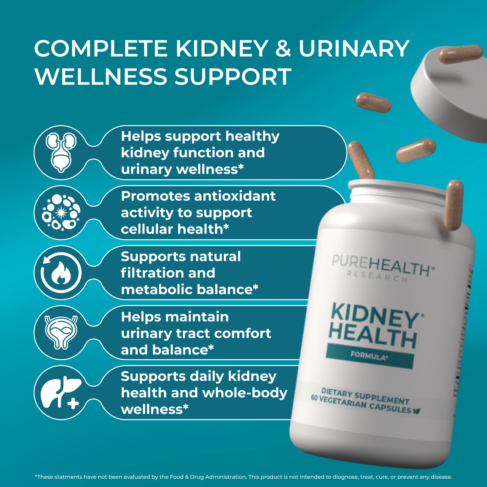 PUREHEALTH RESEARCH textura de extracto para apreciar pureza