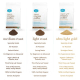 Purelife Enema bucket de acero inoxidable con café listo, durable y seguro