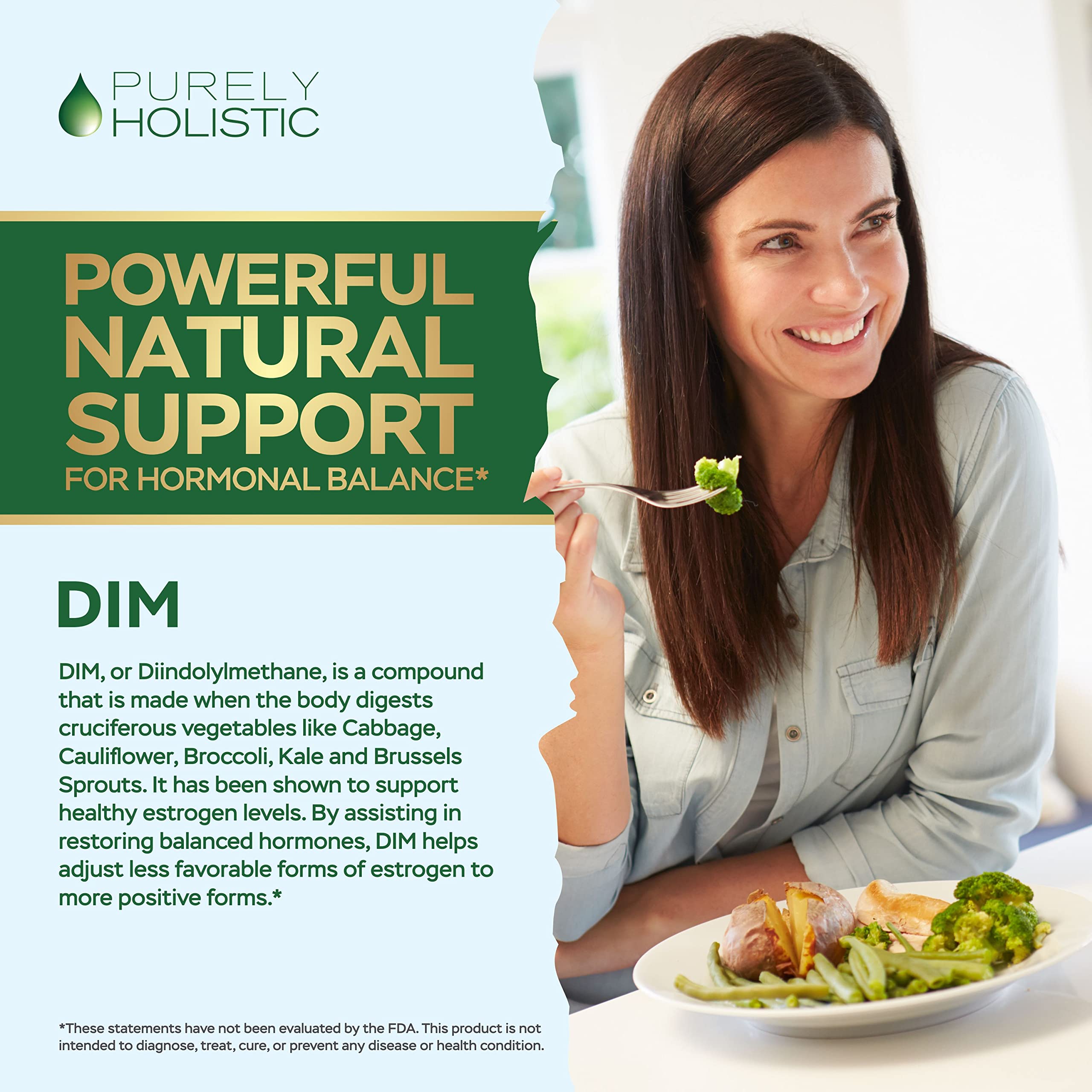 Purely Holistic polvo de ingrediente que ilustra pureza y concentración