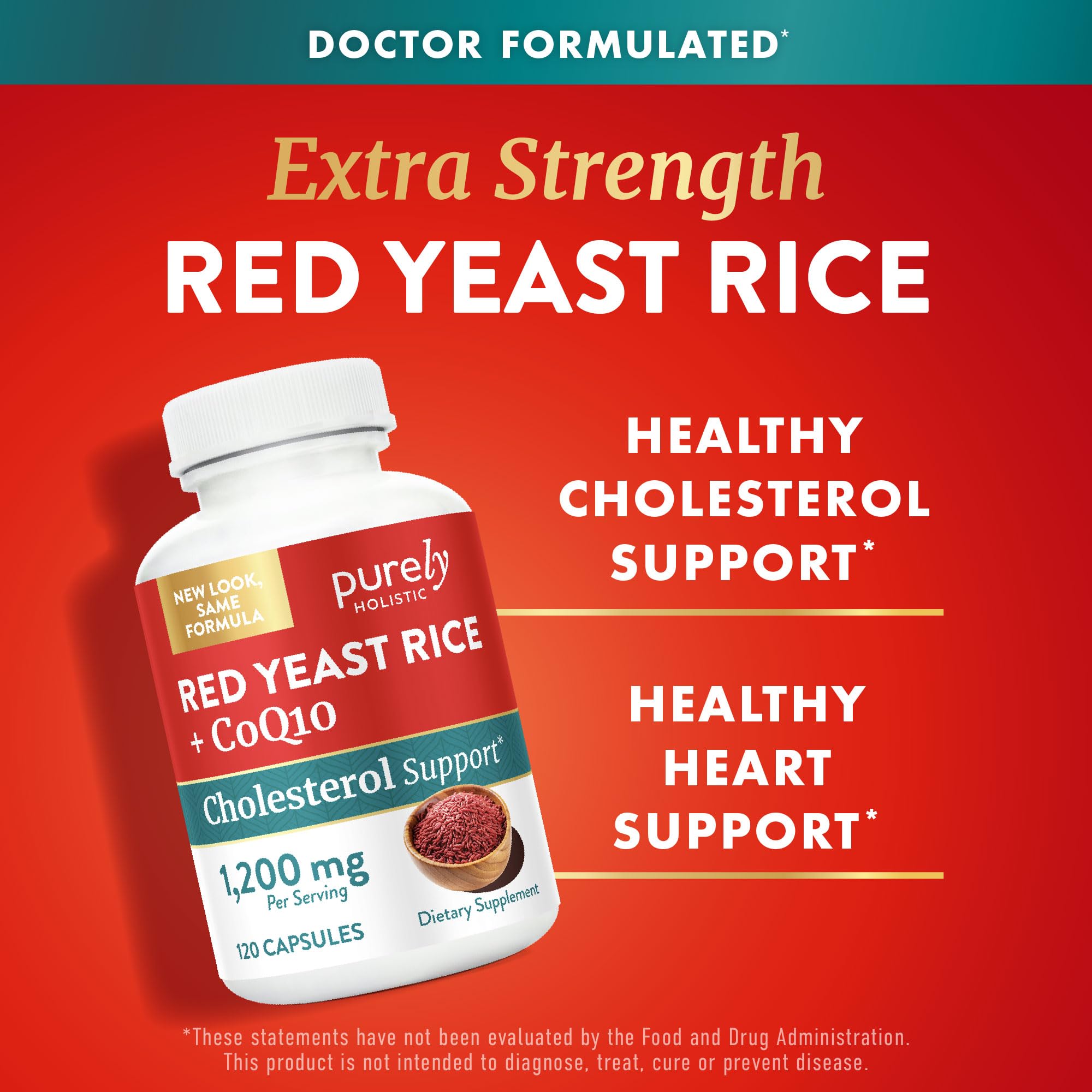 Purely Holistic primer plano del polvo de arroz de levadura roja para calidad