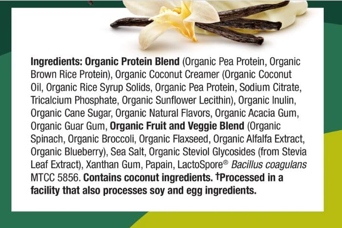 Purely Inspired en desayuno saludable con frutas, aporta proteína vegetal