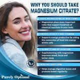 Purely Optimal etiqueta con información nutricional que aporta confianza de pureza