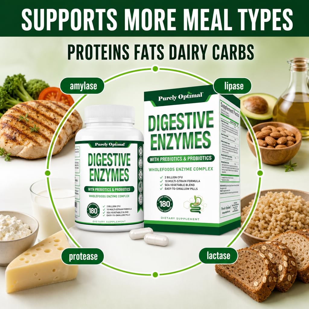 Purely Optimal etiqueta nutricional enfatizando dosis y garantía GMP