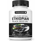 PURELYNUTRIENT frente del envase mostrando 60 softgels y beneficios claros