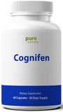 PureNature Plus cápsula de Cognifen primer plano mostrando textura y facilidad de ingesta