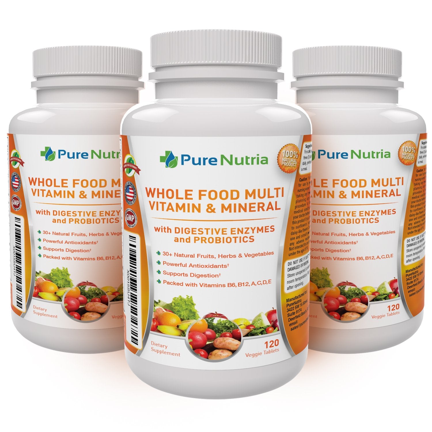 PureNutria enfoque en la mezcla probiótica y enzimática para apoyo digestivo