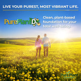 The Pure Plant Company persona tomando PurePlantD3 por la mañana con agua