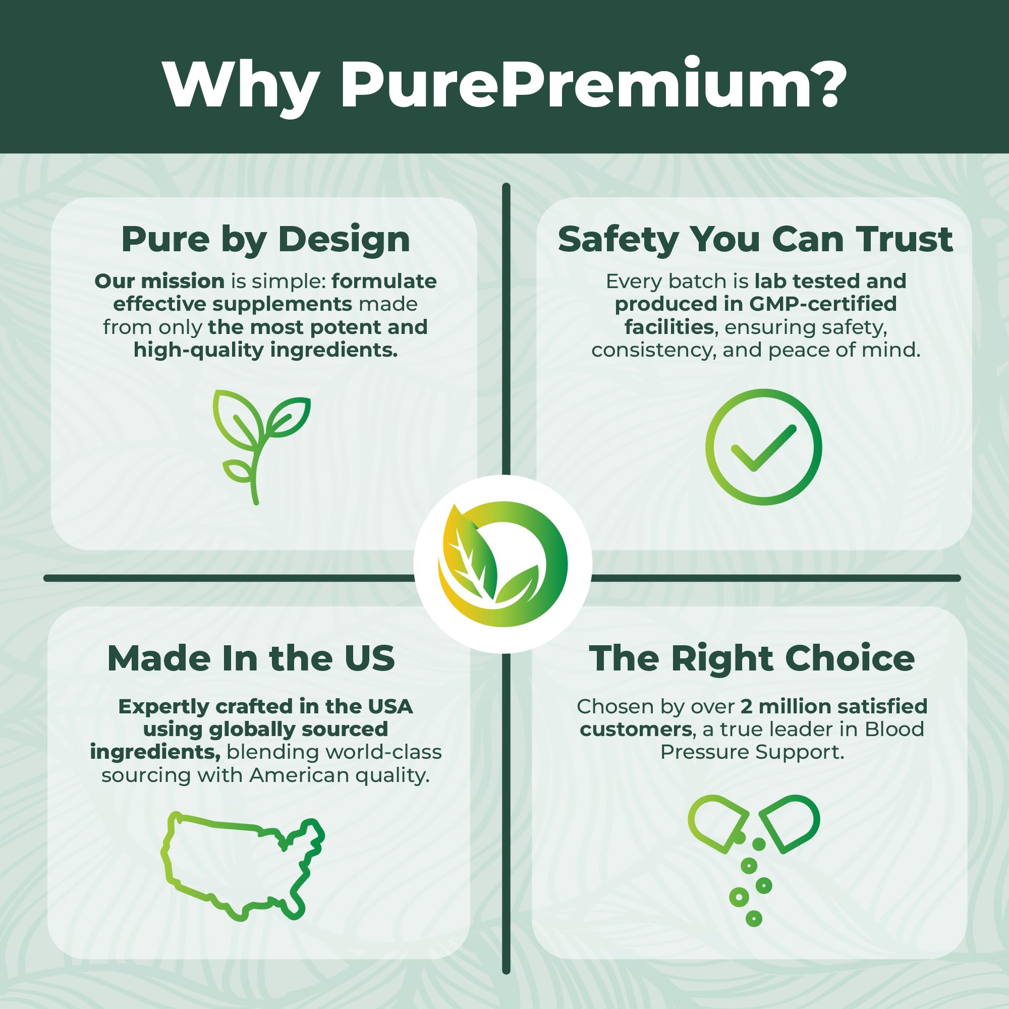PurePremium selección de hierbas frescas que resaltan naturalidad