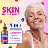 PureRootss textura del líquido liposomal, aspecto fluido y puro